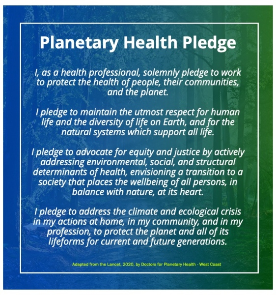 Declarations And Pledges Planetary Health Alliance