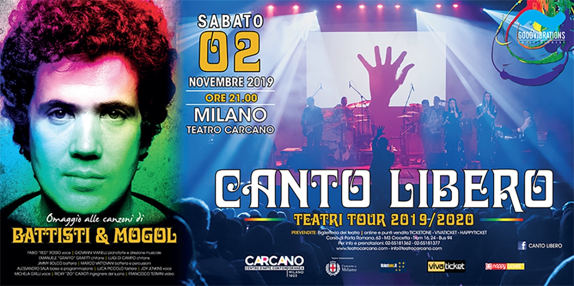 Tearsheets - Canto Libero - 2019 Tour posters