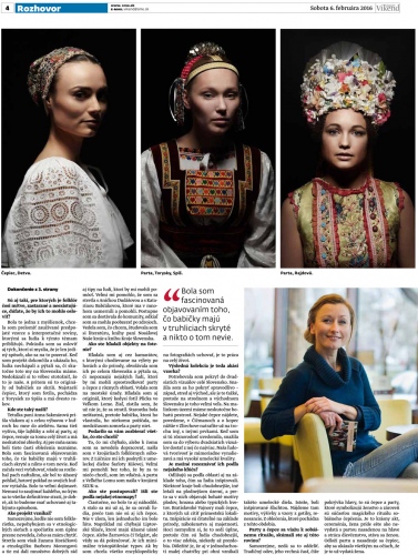 Tearsheets - SME, the most widely read mainstream broadsheet in Slovakia