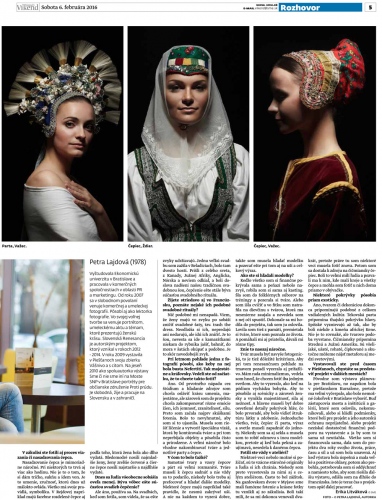 Tearsheets - SME, the most widely read mainstream broadsheet in Slovakia