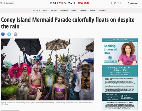 Tearsheets - Mermaid Parade