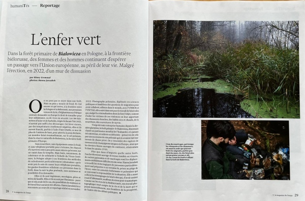 Tearsheets - press publications - Le Temps Magazine (Suisse)