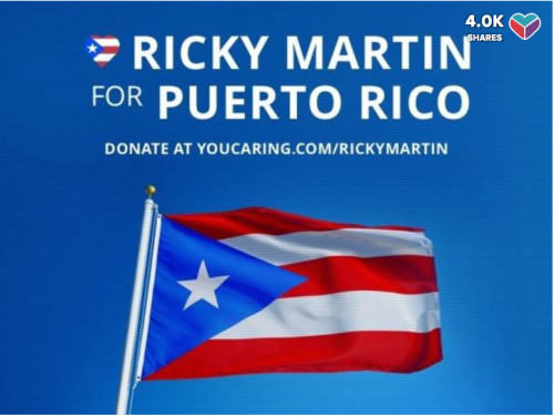OTHER CHARITIES - Join Ricky Martin's Effort to Support Puerto Rico