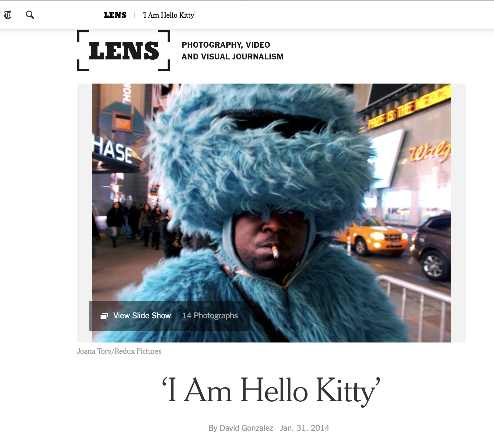  &ldquo;I Am Hello Kitty&rdquo;, New York Times...