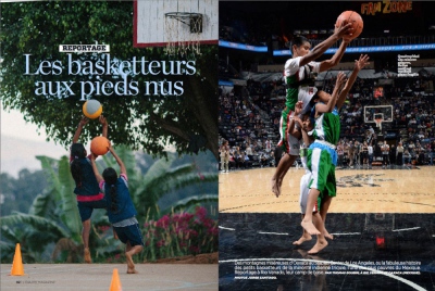 Tearsheets - Les basketteurs aux pieds nus, by Thomas Goubin 