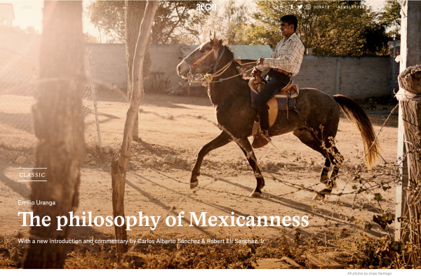 Tearsheets - The philosophy of Mexicanness