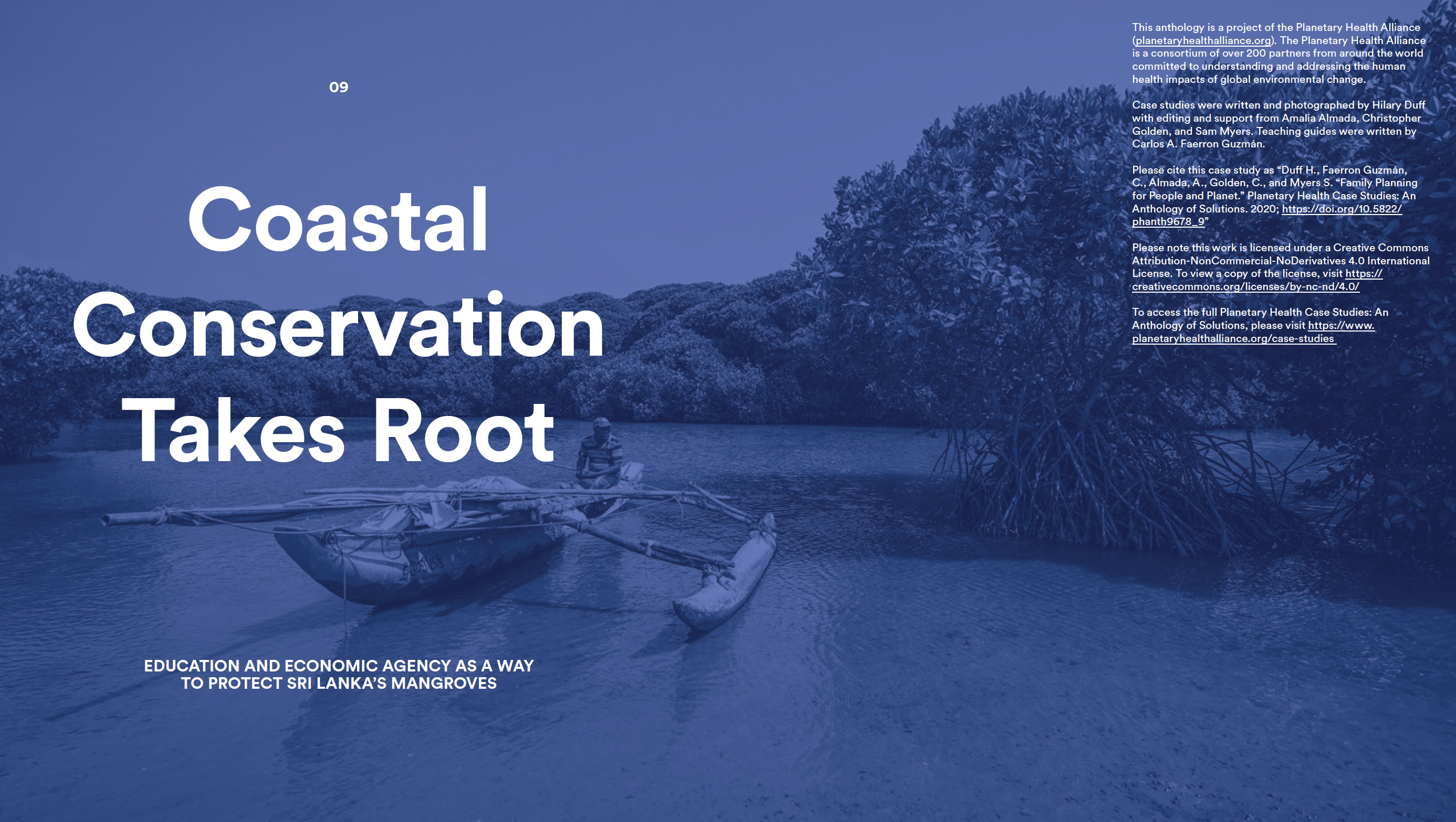 Case Study 09 - Coastal Conservation Takes Root