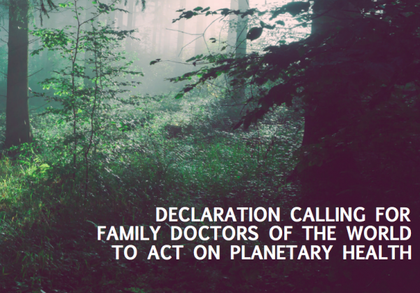  Calling family doctors to action : On Earth Day 2019,...