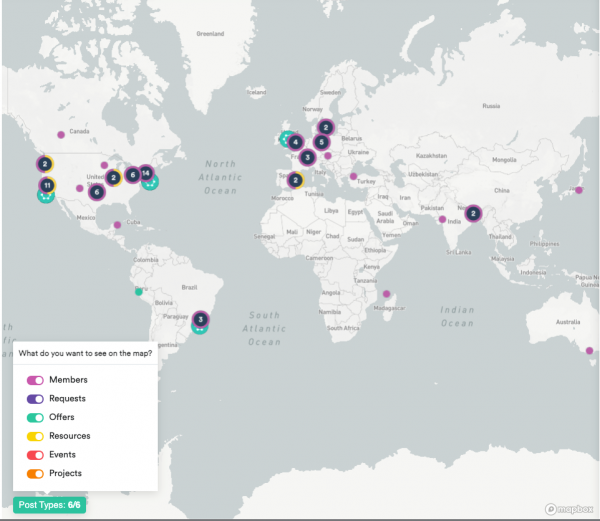     Explore the geography of posts, groups, members, and...
