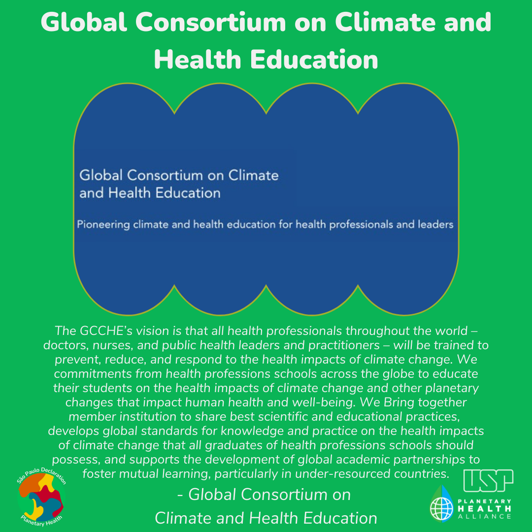  Global Consortium on Climate and Health Education 
