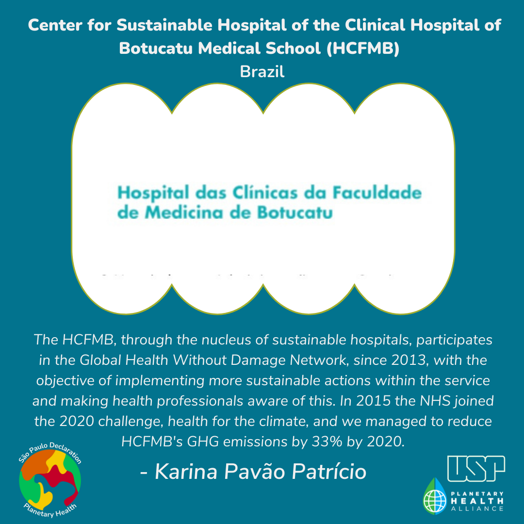  Center for Sustainable Hospital of the Clinical Hospital...