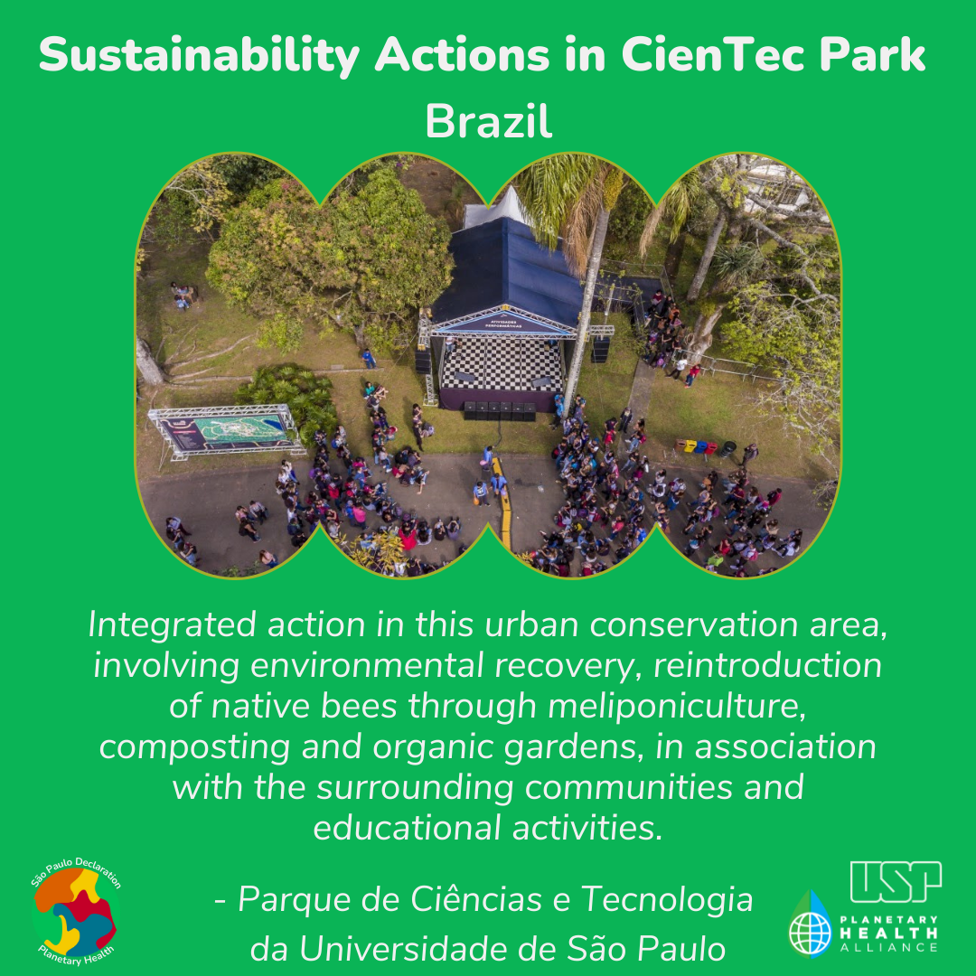  Sustainability Actions in CienTec Park 