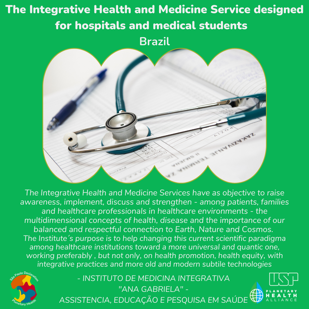  The Integrative Health and Medicine Service designed for...
