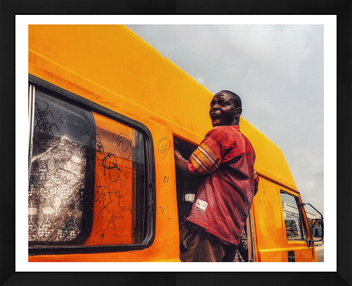 Print Sale - Lagos Lives On: Bus Conductor Limited Edtion of 20
