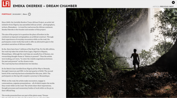 Tearsheets - Dream Chamber: Leica Fotografie International