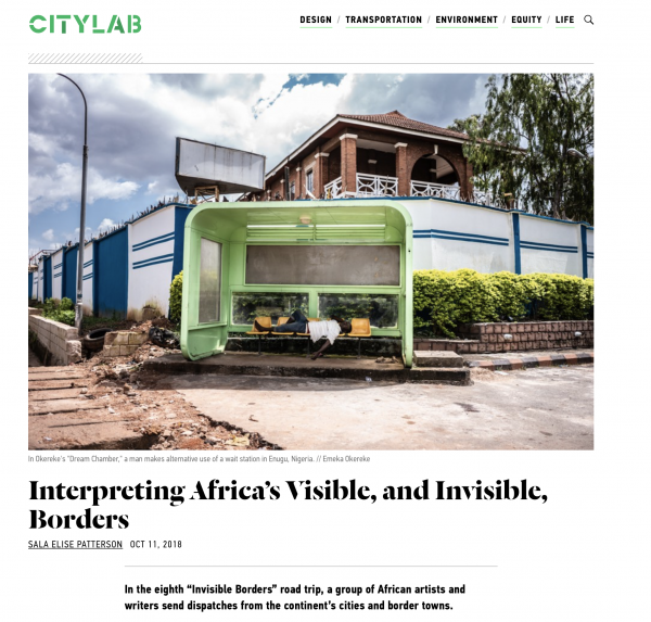 Tearsheets - CityLab (The Atlantic): Interpreting Africa's Visible, and Invisible Borders