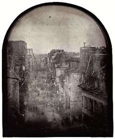 Thibault, Barricadas en la calle Saint-Maur, junio 1848....