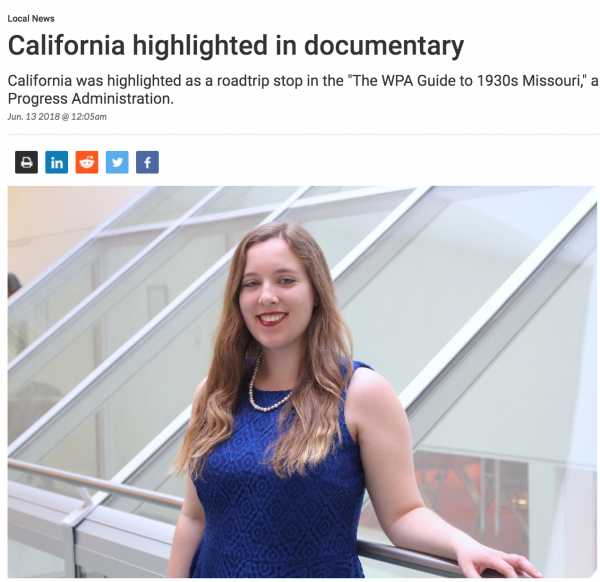   Sabatke is profiled for her documentary short &quot;The...