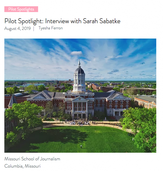Sabatke is featured in Women Who Drone as part of their...
