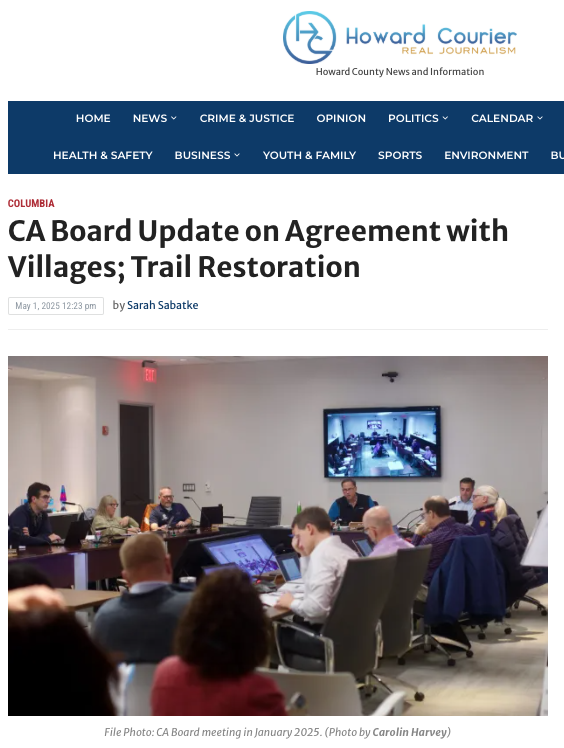  Published: May 1, 2025          By Sarah Sabatke  Howard...