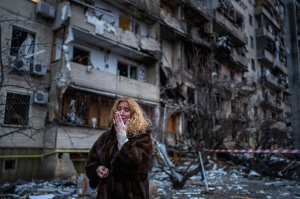NPR Instagram Stories - Photos: Ukrainians seek shelter as security forces defend against Russia's invasion