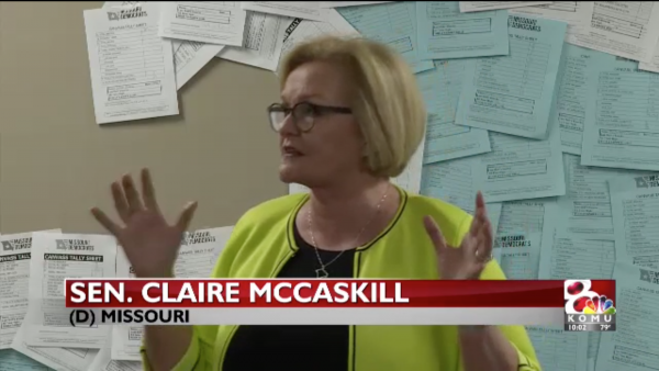  McCaskill and Hawley promote campaigns in Columbia...