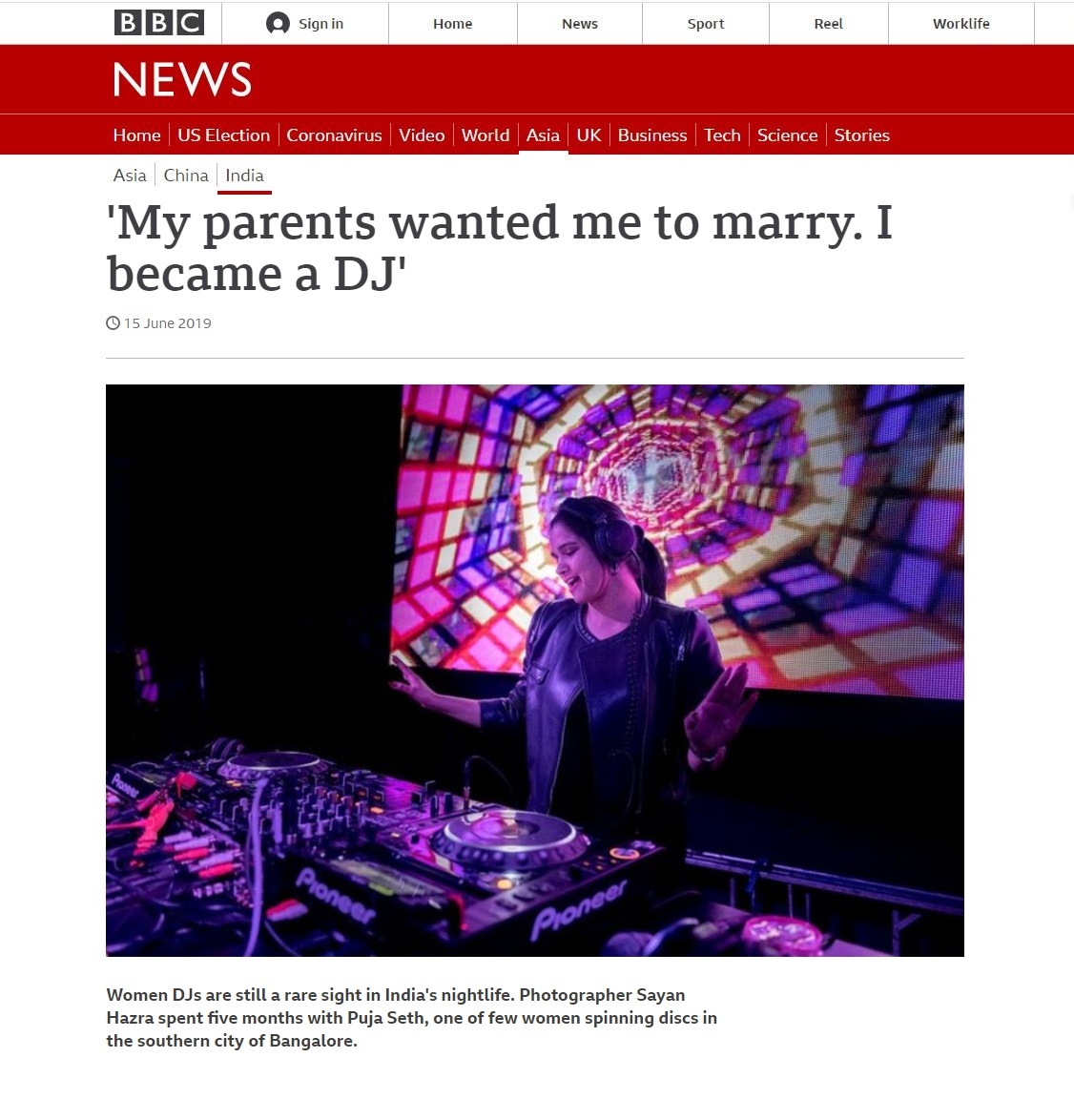 Tear Sheets - 'My parents wanted me to marry. I became a DJ'