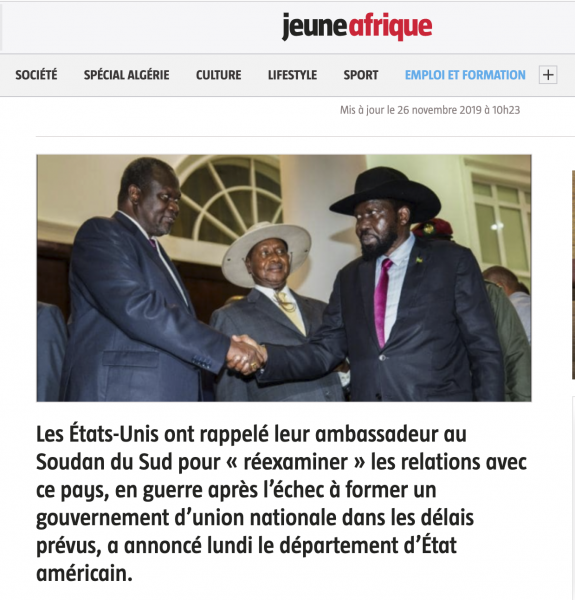 Tearsheets - Jeune Afrique