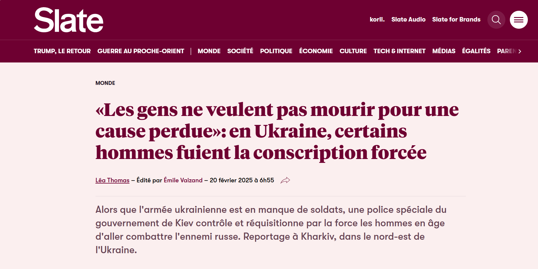  Publication &eacute;crite et photos le 20 f&eacute;vrier...