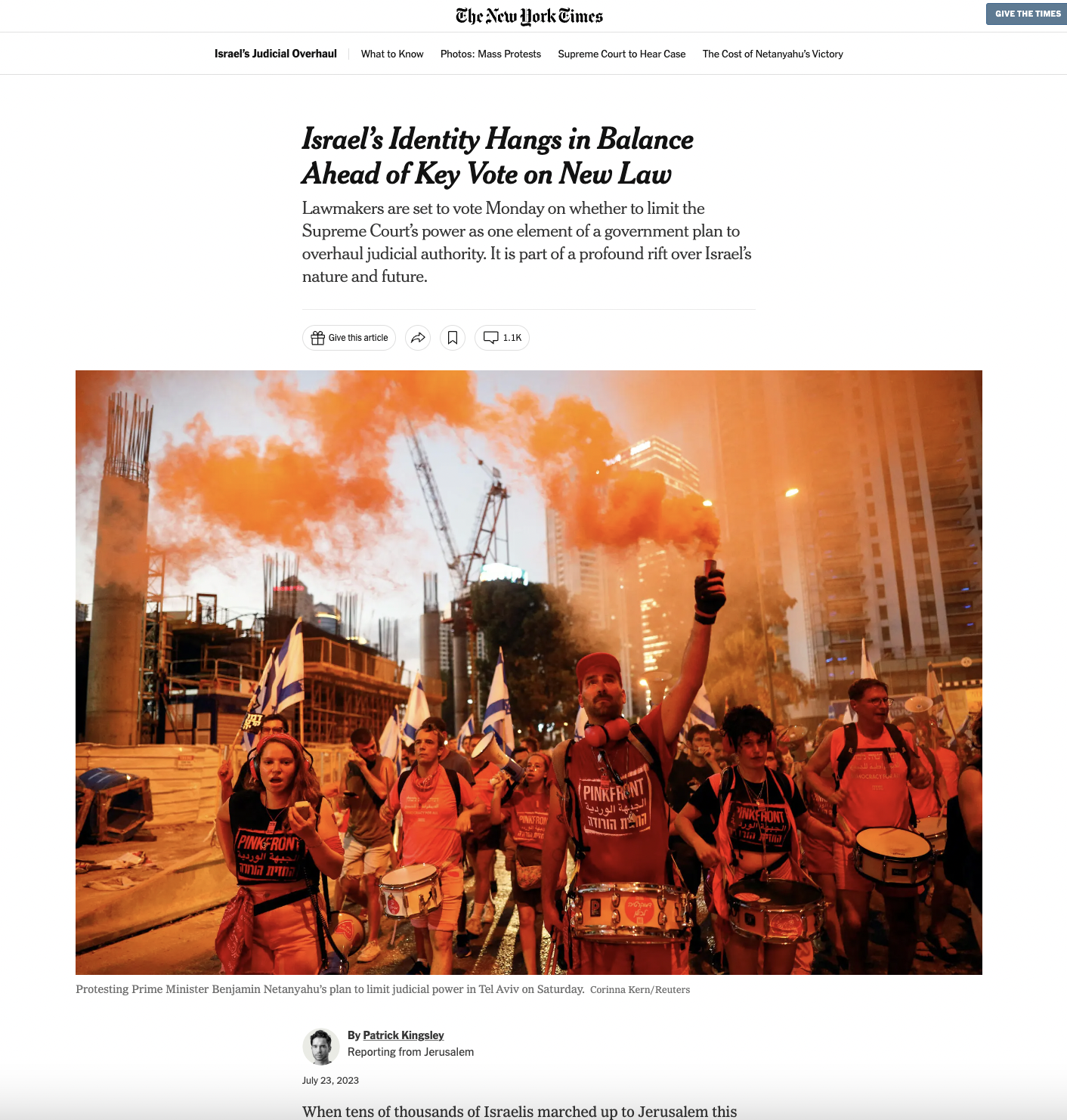 PUBLICATIONS - The New York Times, 2023