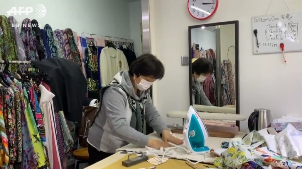  DIY virus protection: Hong Kongers making own masks amid...