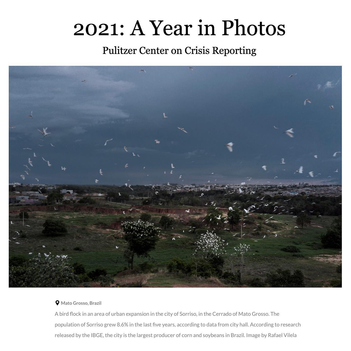Tearsheets - 2021 Pulitzer Center Year in Photos