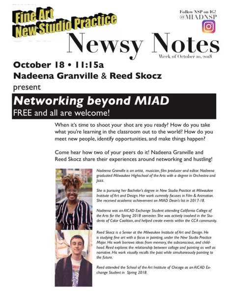   Networking beyond MIAD - Presentation     October 18th,...