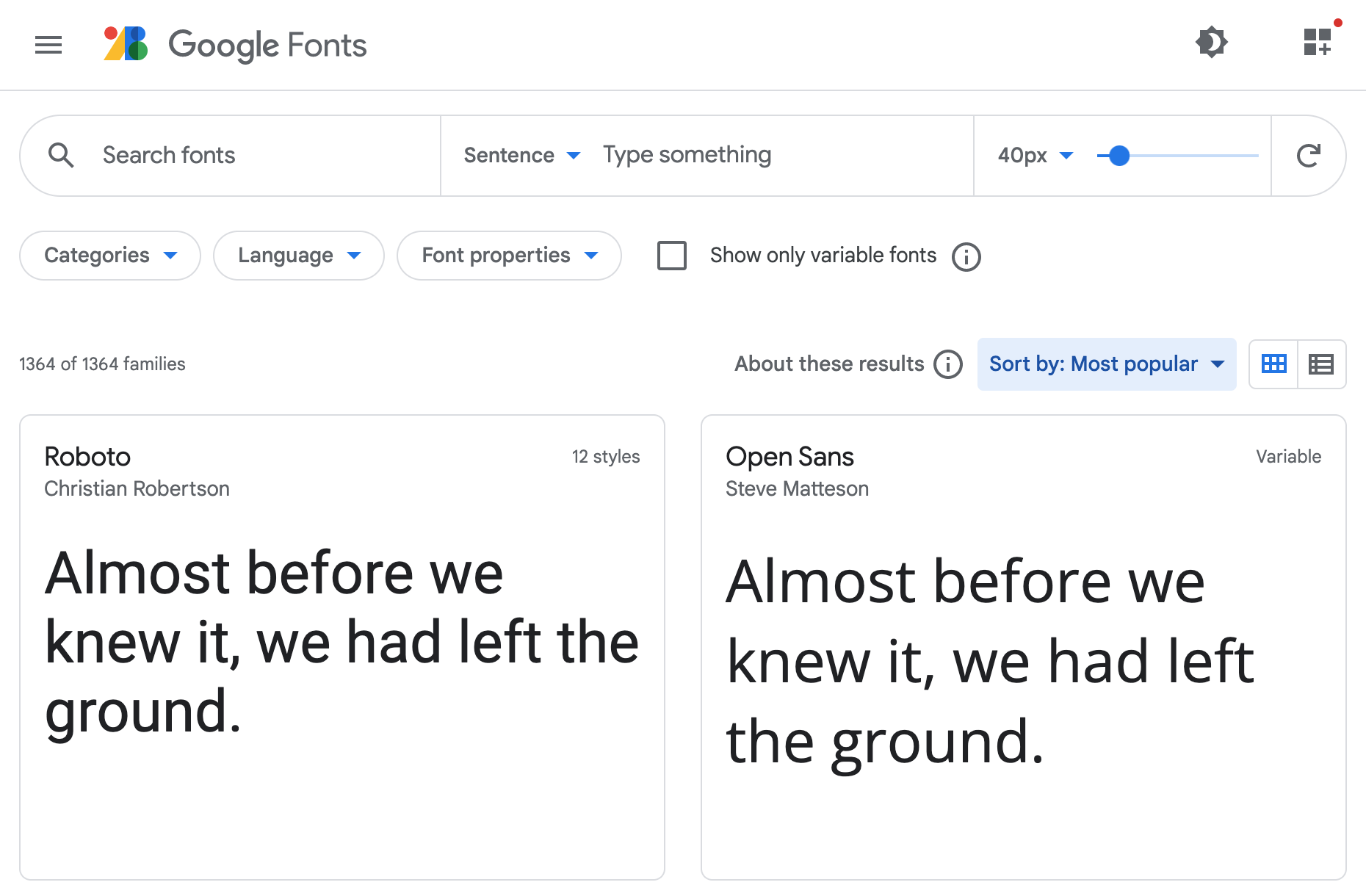 Choose a font from   fonts.google.com   Then create a...