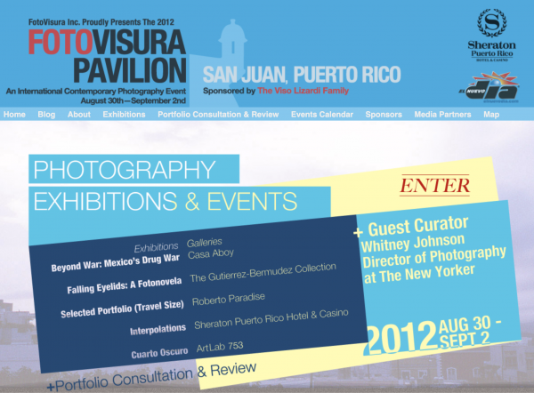  The 2012 FotoVisura Pavilion  in San Juan, Puerto Rico...