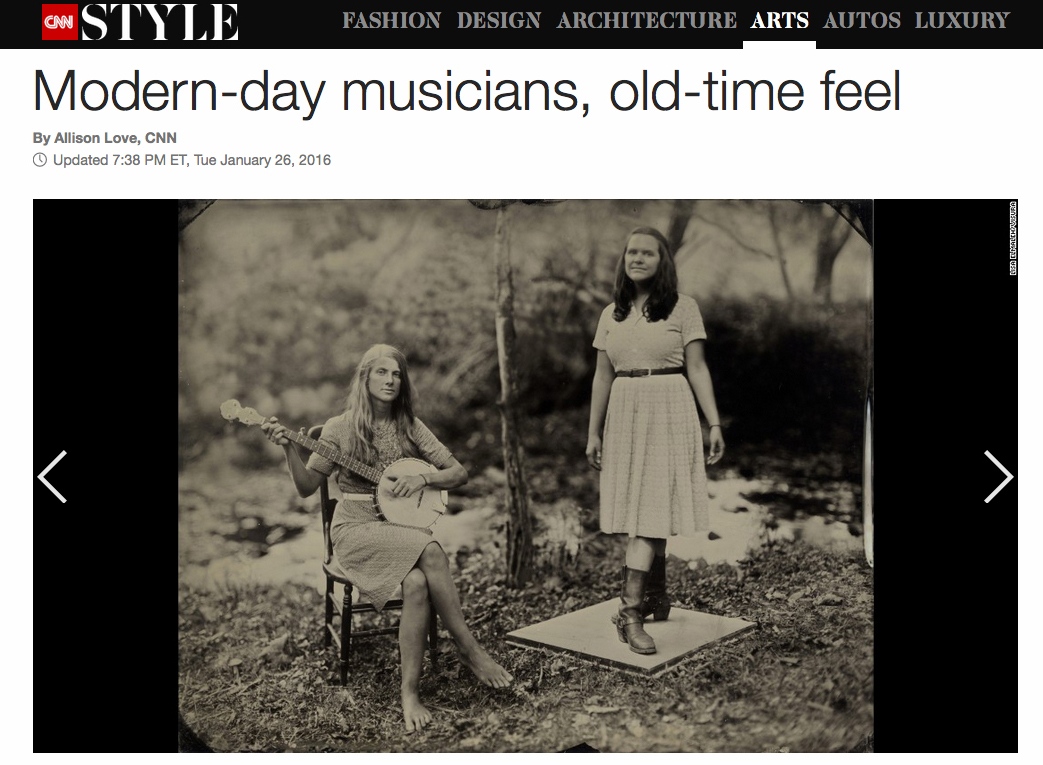 Publications - CNN.com - Modern-Day Musicians, Old-Time Feel by Allison Love - January 2016
