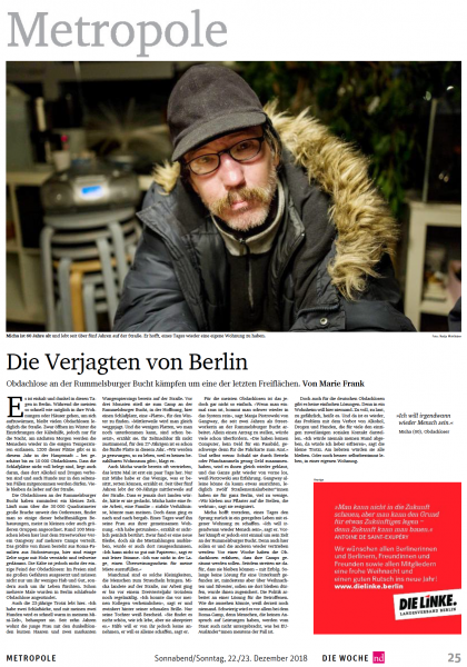 PUBLICATIONS - neues deutschland (DEU), print & online, December 2018