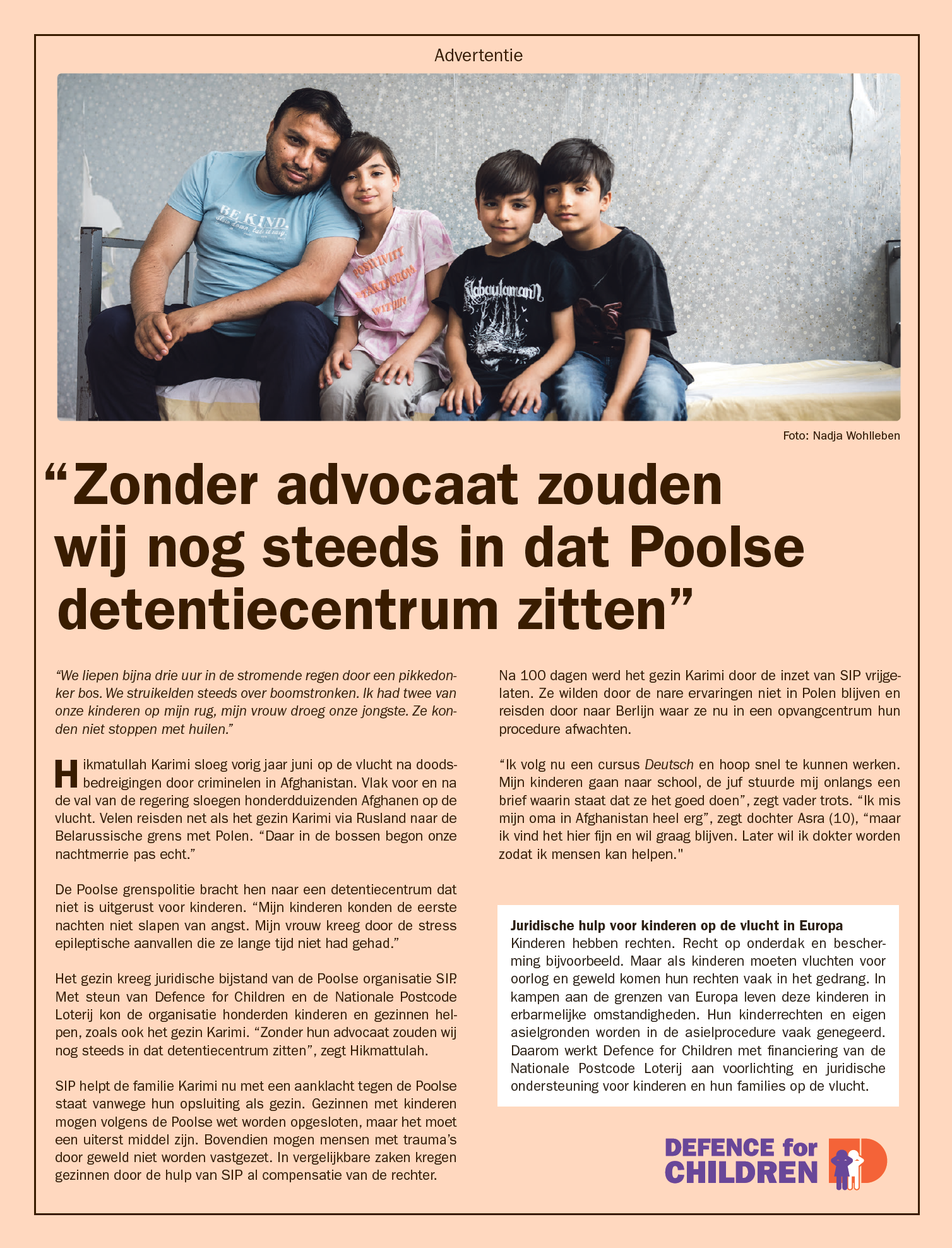 PUBLICATIONS - Defence for Children (NLD), July 2022