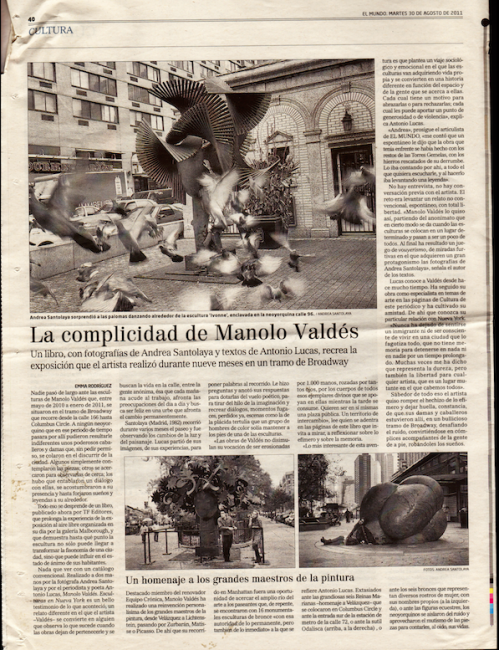PUBLICATIONS - El Mundo newspaper. 
