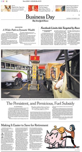 Publications - NYT Front Page