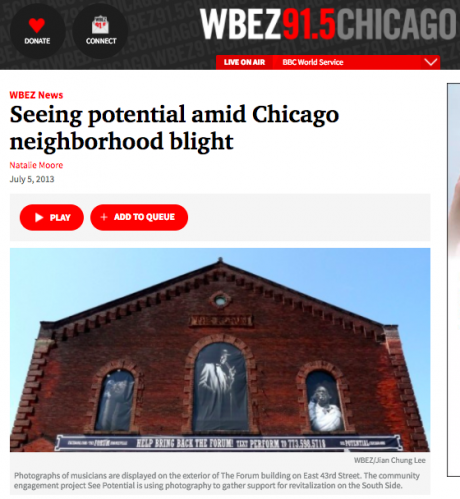 News - Interviewed on WBEZ Chicago (NPR)