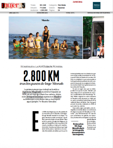 News - Danube Revisited featured in Mujer, Spain