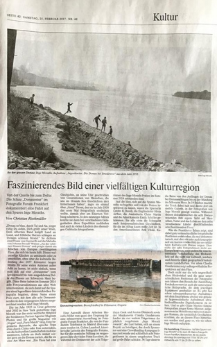 News - Danube Revisited Review in Faz, Germany