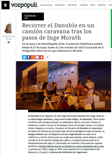 News - Danube Revisited reviewed in Voz Populi, Spain