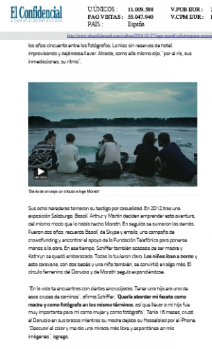 News - Danube Revisited featured in El Confidencial , Spain